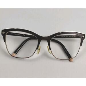 Calvin Klein Eyeglass Frames CK 5448 623 - Brown Metal Full Frame 53-18-140